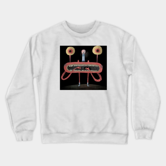 First scare 2 Crewneck Sweatshirt by Luis San Vicente 